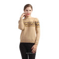 New Arrival simple design long sleeves sweater girls sweaters knit style